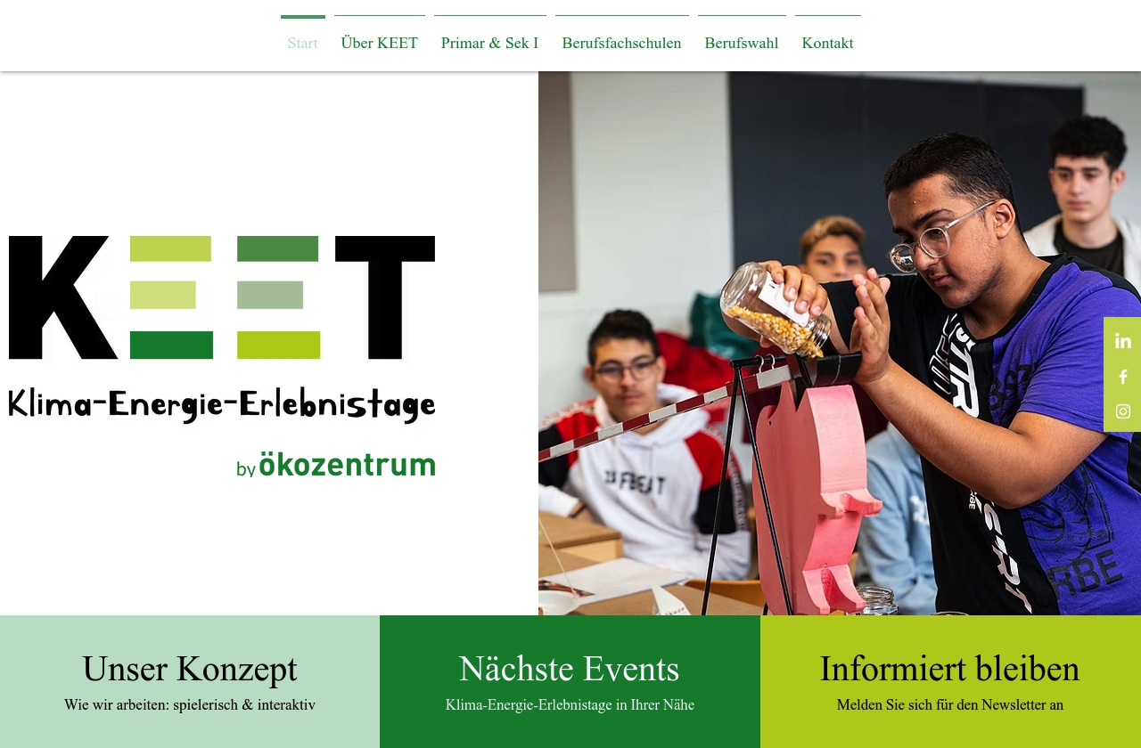 Klima-Energie-Erlebnistage des Ökozentrums