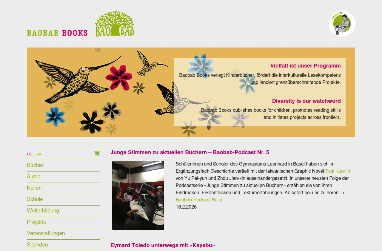 Baobab Books Weiterbildungsangebote