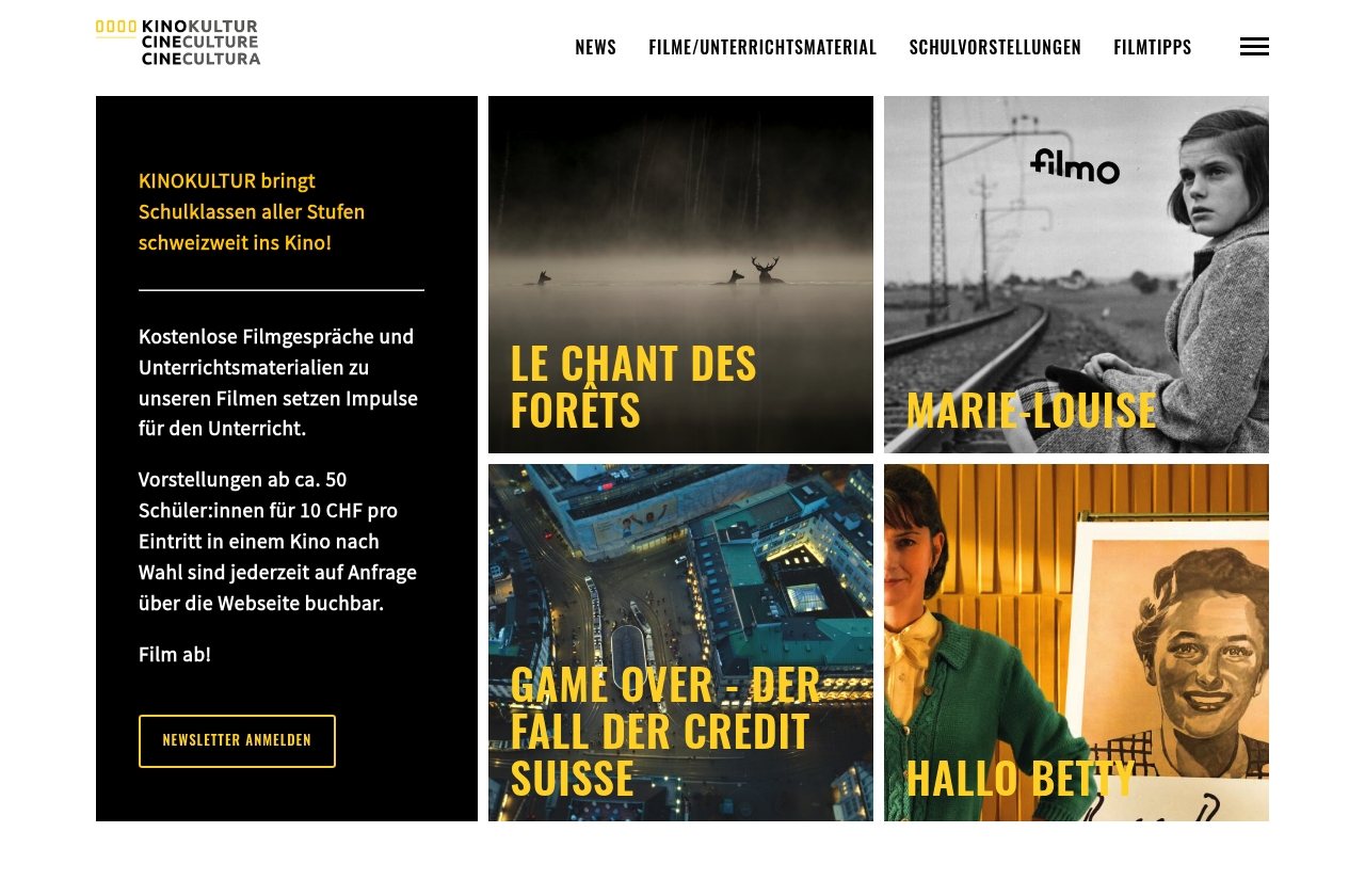 Kinokultur in der Schule