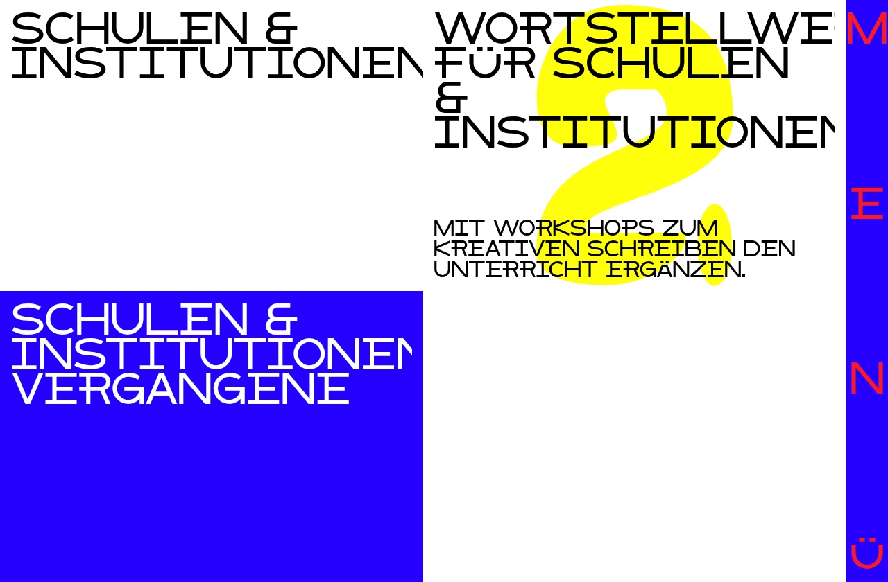 WORTSTELLWERK – Junges Schreibhaus Basel 