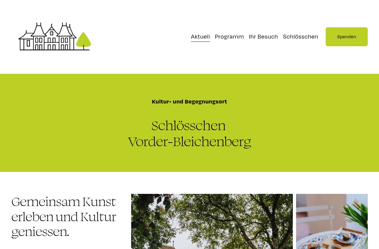 Schlösschen Vorder-Bleichenberg