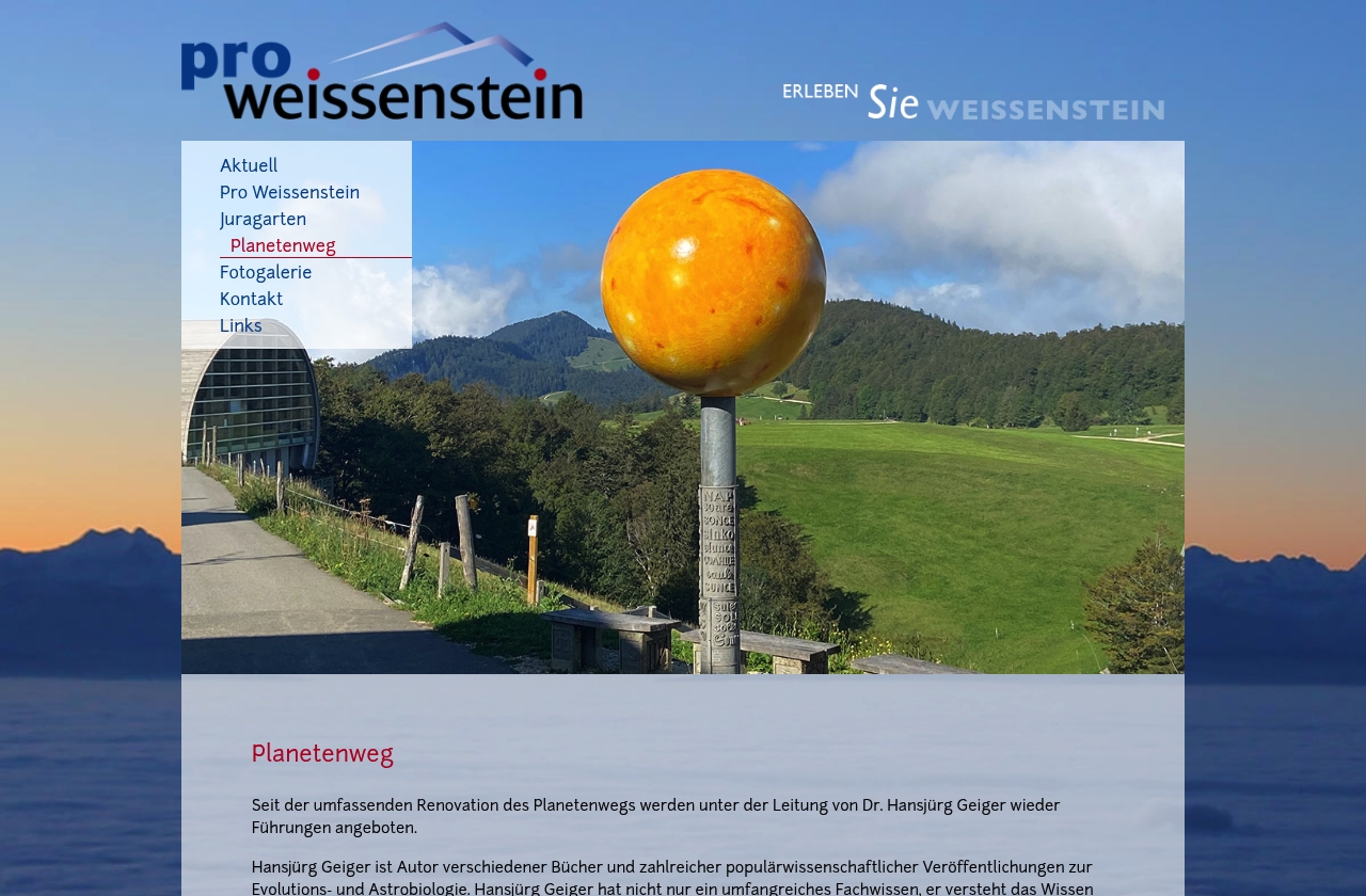 Planetenweg Weissenstein