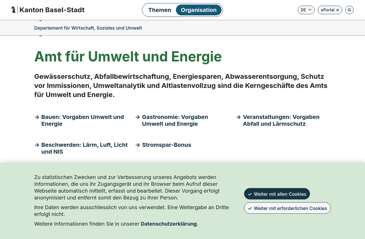 Abfallunterricht - Verschiedene Angebote