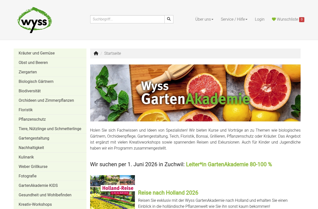 Garten- und Naturkurse