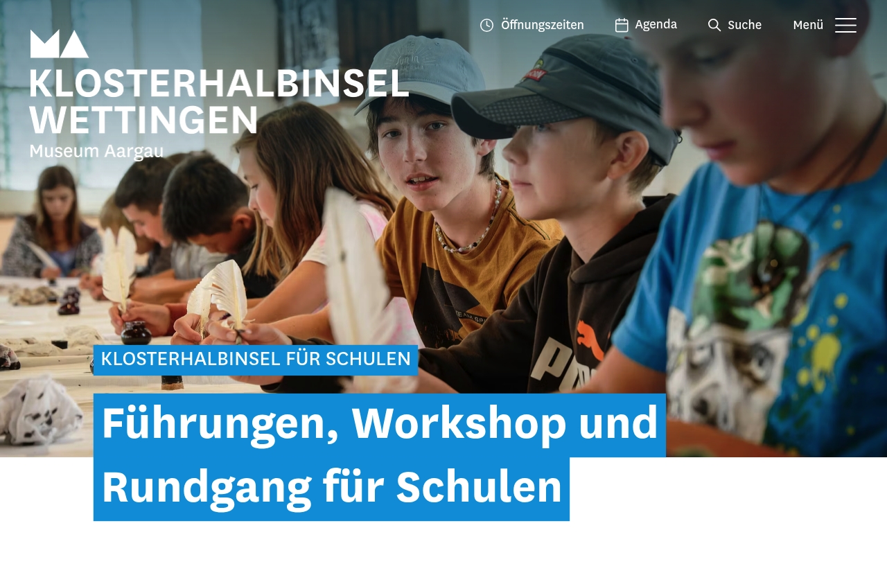 Klosterhalbinsel Wettingen - Museum Aargau